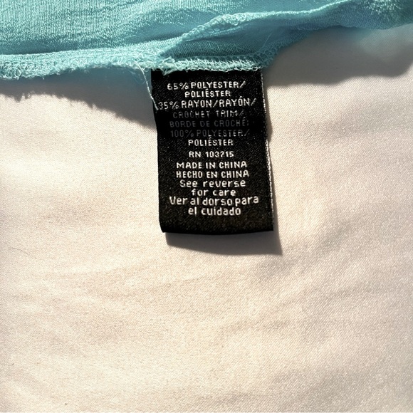 ZAC and RACHEL Women's Blouse with Crochet Lace Trim - S/M - Picture 7 of 7